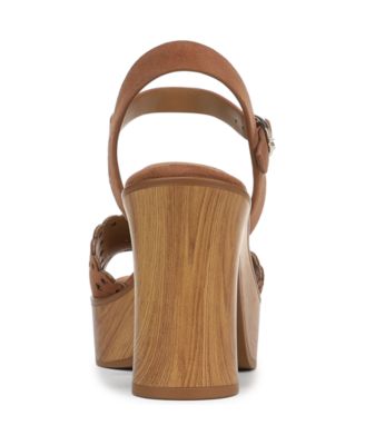 Women's Kira Block Heel Square Toe Platform Sandals