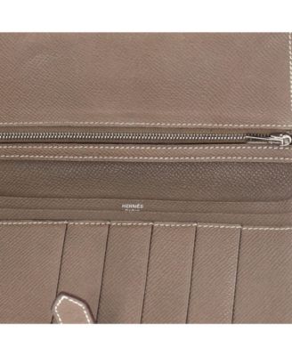 Pre-Owned Hermes Long Bearn Wallet Epsom