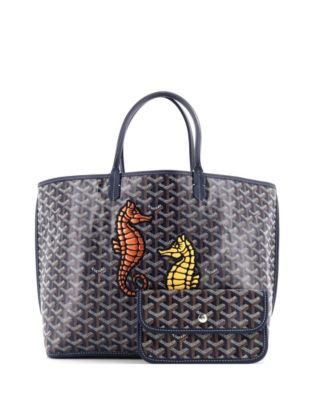 PM Anjou Reversible Tote Embroidered Coated Canvas
