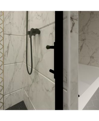 Premium Shower Door: Durable, Anti-Leak, Adjustable, Smooth Pivot