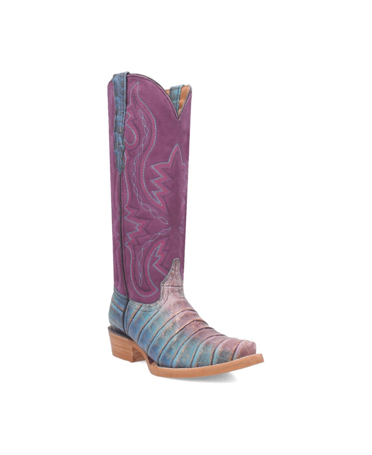Women's Caterina Leather Boots - Purple