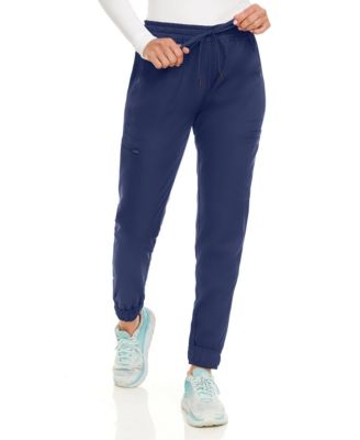 Women's Seven Pocket Cargo Scrub Pants Joggers with 4-Way Stretch