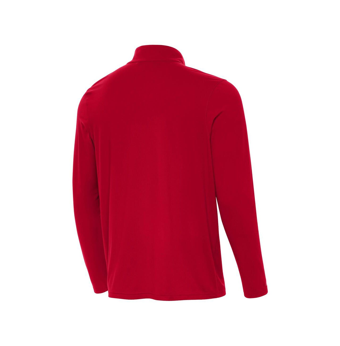 Мужской топ Antigua Crimson Indiana Hoosiers Intent Quarter-Zip — фото 2