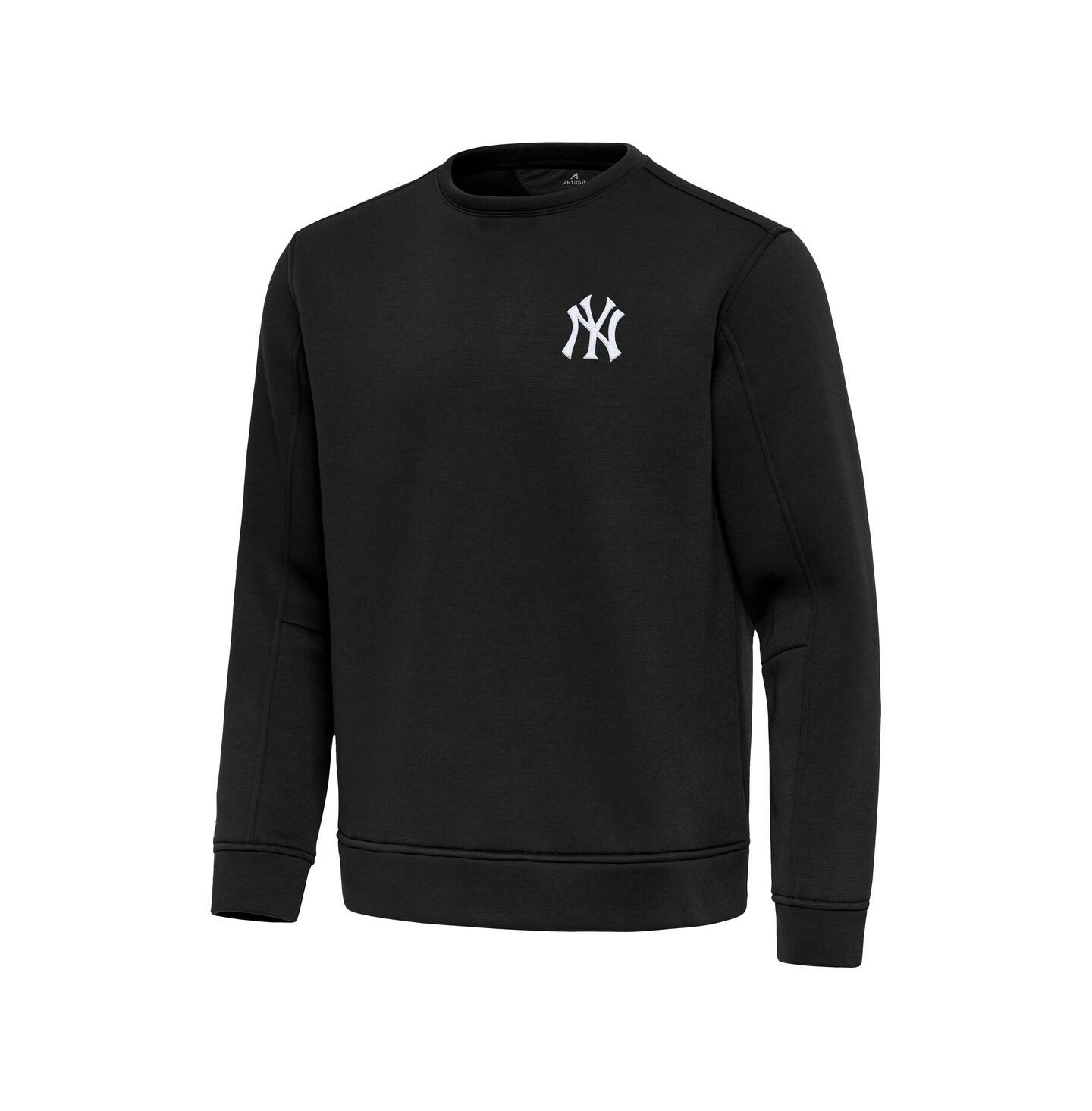 Мужская толстовка Antigua Black New York Yankees Relevant Lightweight Pullover — фото 3