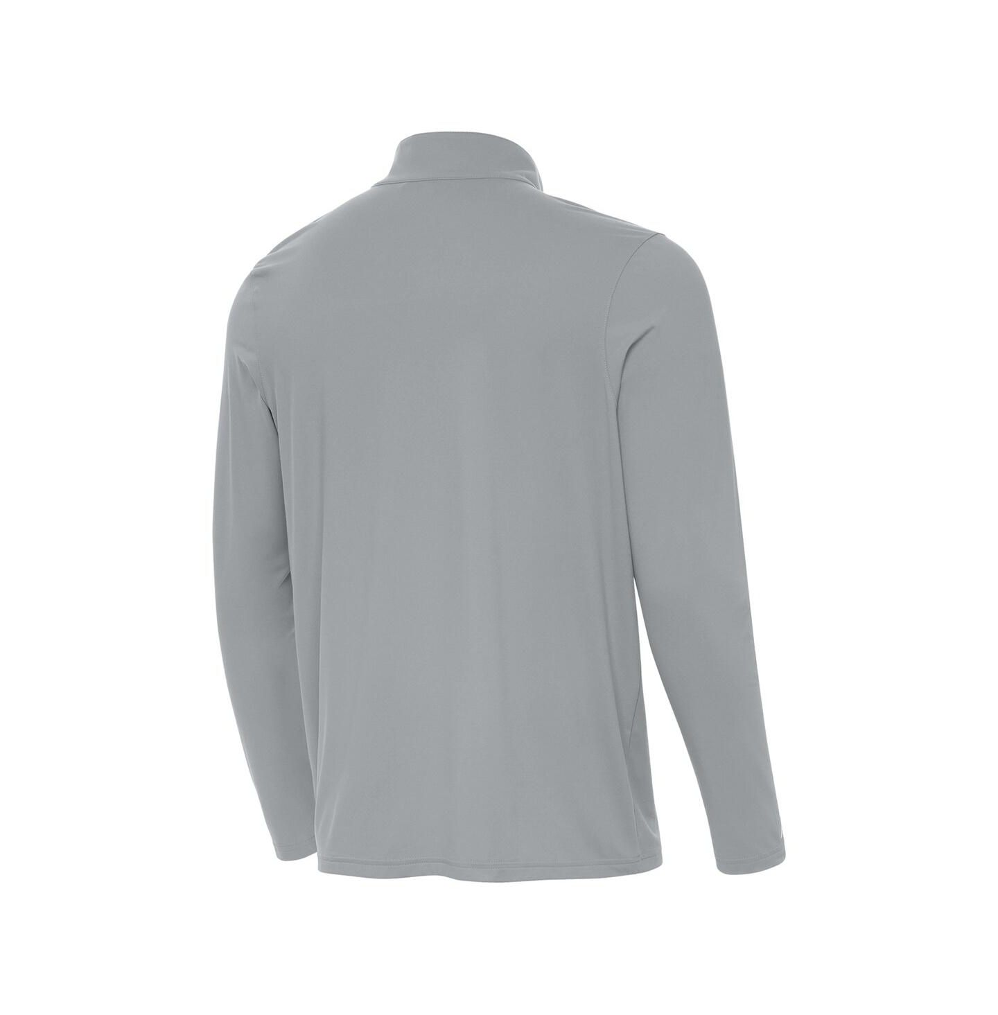 Мужской топ Antigua Gray Georgia Bulldogs Intent Quarter-Zip — фото 2