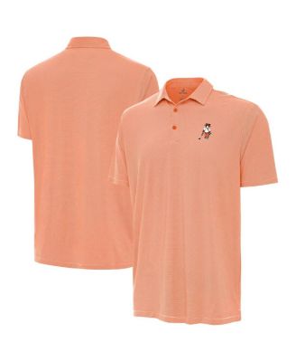 Antigua - Men's Orange Clemson Tigers Golfer Twine Polo Shirt