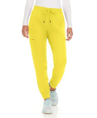 Women's Seven Pocket Cargo Scrub Pants Joggers with 4-Way Stretch