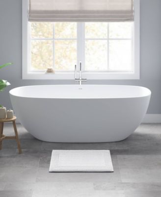 Splendor Reversible Tufted Cotton Bath Rug, 17" x 24"