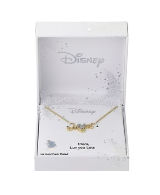 Cubic Zirconia Mickey Mouse Mom Necklace
