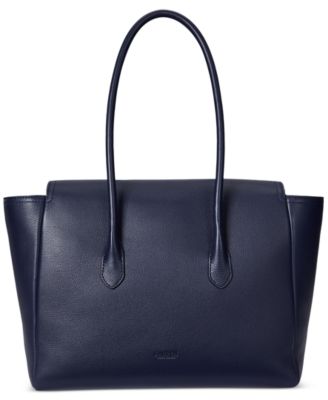人気商品！Ralph Lauren Smooth Leather Spring 1 Satchel Lauren Ralph Lauren Pebbled Leather Extra-Large Tanner
