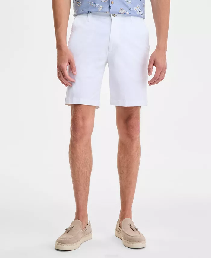 Men's Stretch Chino Flat-Front Deck Shorts, 8.5” Inseam - thumbnail 4