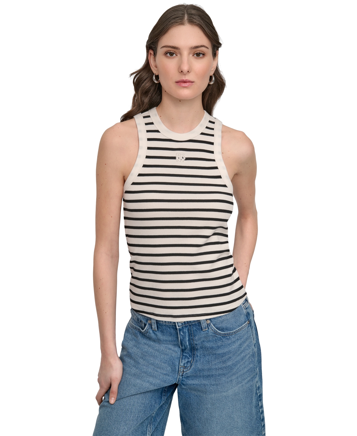 DKNY JEANS WOMEN'S CREWNECK TANK 
