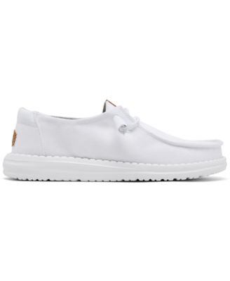 Women's Wendy Stretch Canvas Casual Moccasin Sneakers from Finish Line