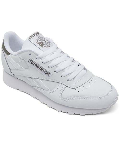 alfani Reebok Men's Classic Leather Casual Sneakers from Finish Line Brands