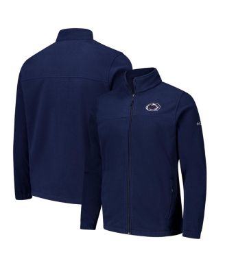 Columbia - Men's Navy Penn State Nittany Lions Flanker III Fleece Team Full-Zip Jacket