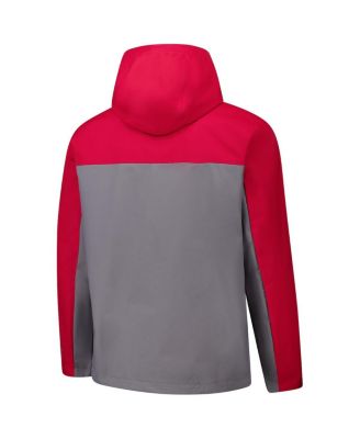 Men's Crimson Washington State Cougars Field Bound Omni-Tech Full-Zip Jacket