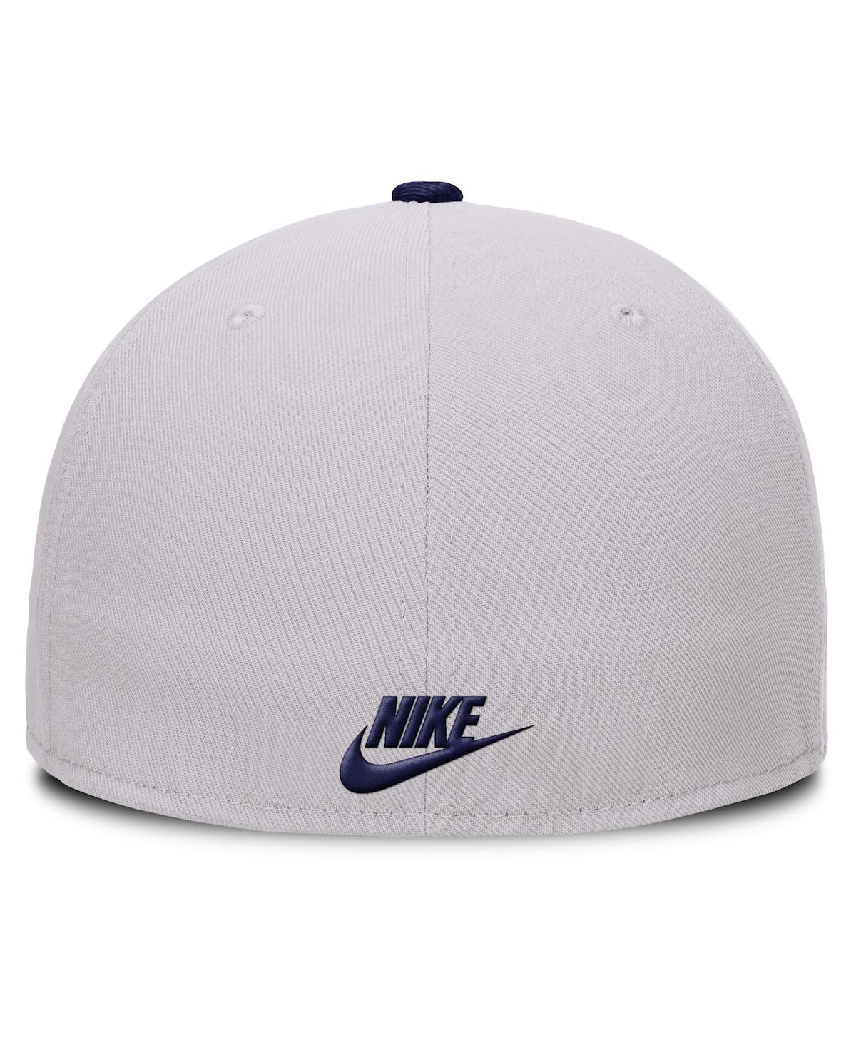 Nike Men's Gray Brooklyn Dodgers Cooperstown Collection True Performance Fitted Hat In Gray
