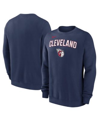 Nike - Men's Navy Cleveland Guardians Pullover Sweatshirt