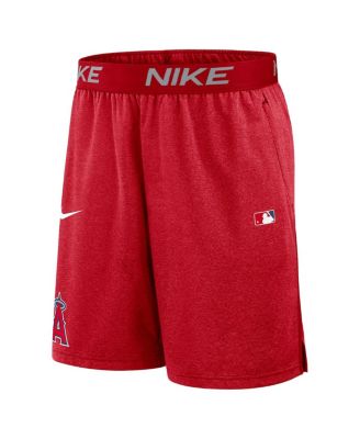 Men's Red Los Angeles Angels Authentic Collection Performance Knit Shorts