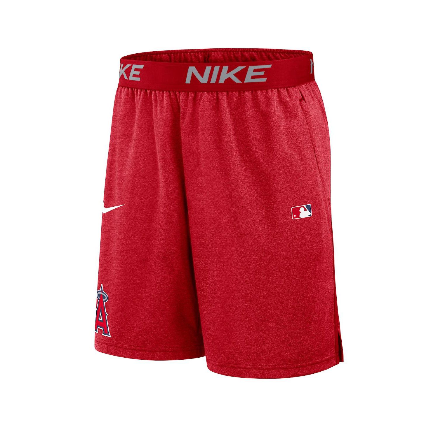 Men's Red Los Angeles Angels Authentic Collection Performance Knit Shorts