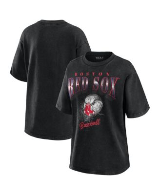 WEAR by Erin Andrews - Women's Charcoal Boston Red Sox Boyfriend T-Shirt
