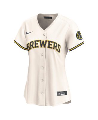 Women's Cream Milwaukee Brewers Home Limited Jersey