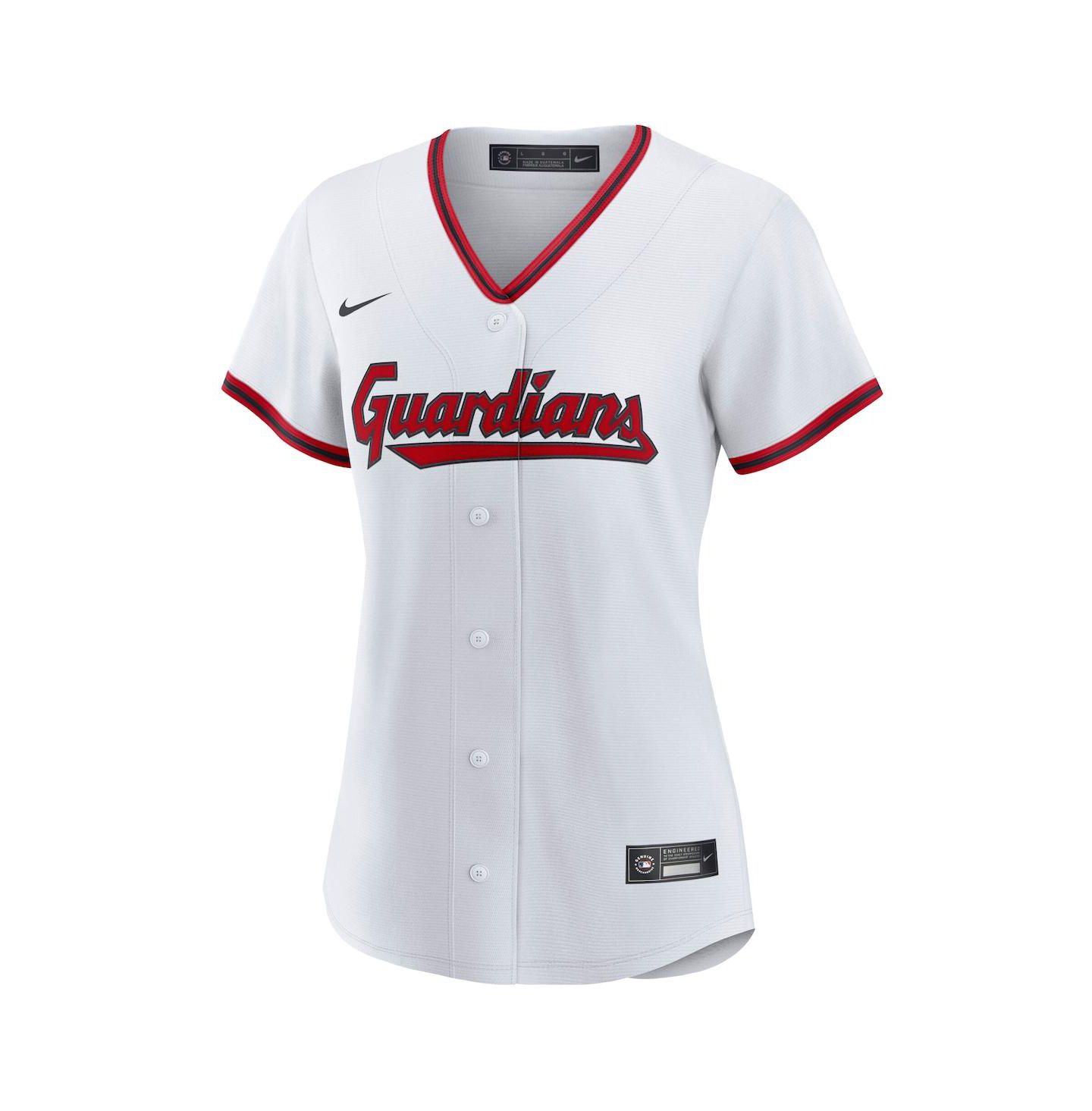 Женский топ Nike Jose Ramirez White Cleveland Guardians Home Replica 2.0 Player Jersey — фото 2