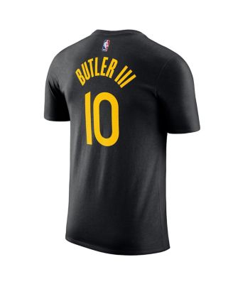 Men's Jimmy Butler III Black Golden State Warriors Statement Edition Name Number T-Shirt