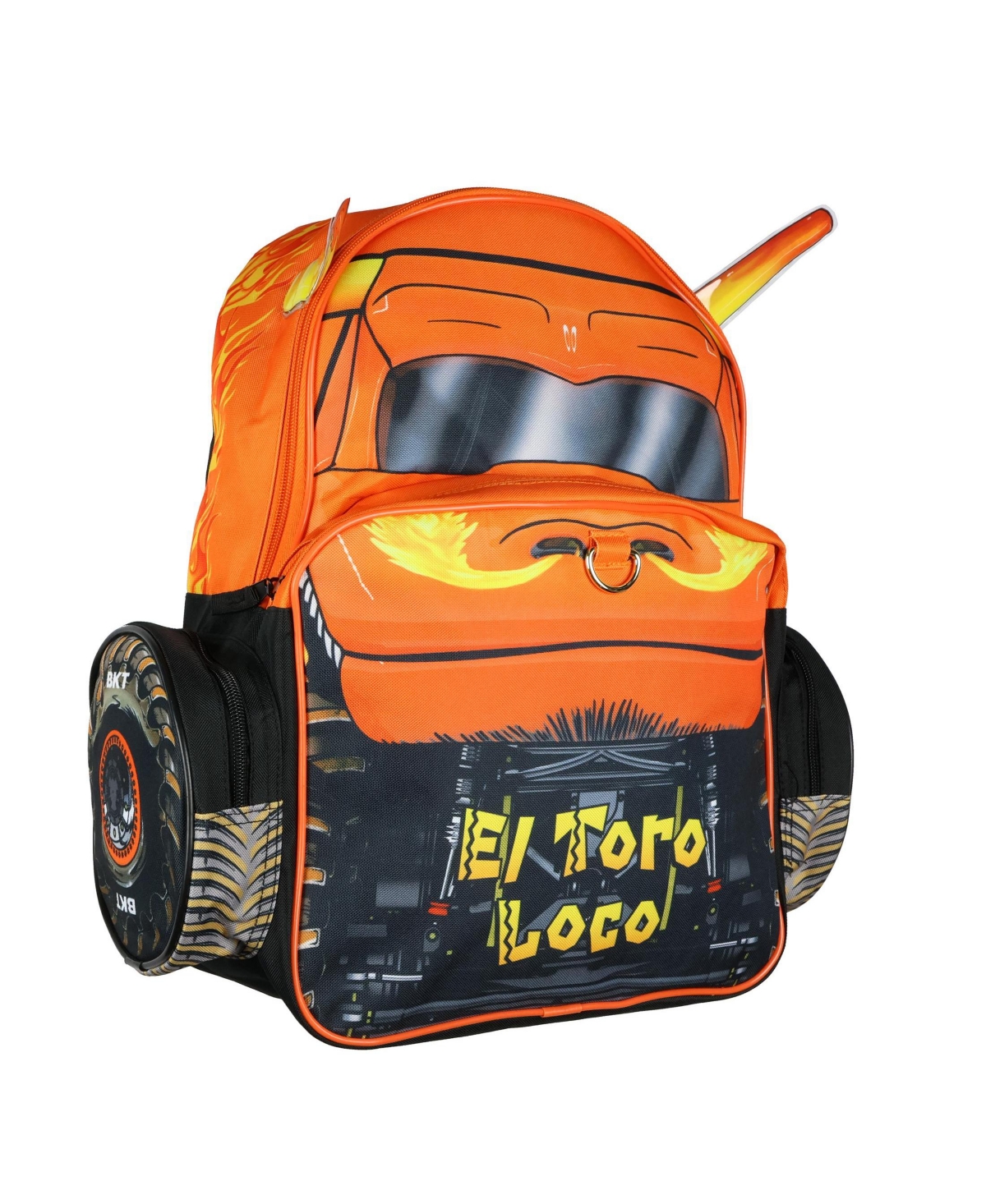 Backpack El Toro Loco Truck Crazy Bull 3D Character School Book Bag