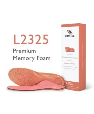 Women's Premium Memory Foam Posted Orthotics W/ Metatarsal Support