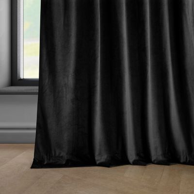 Heritage Plush Velvet Room Darkening Curtain
