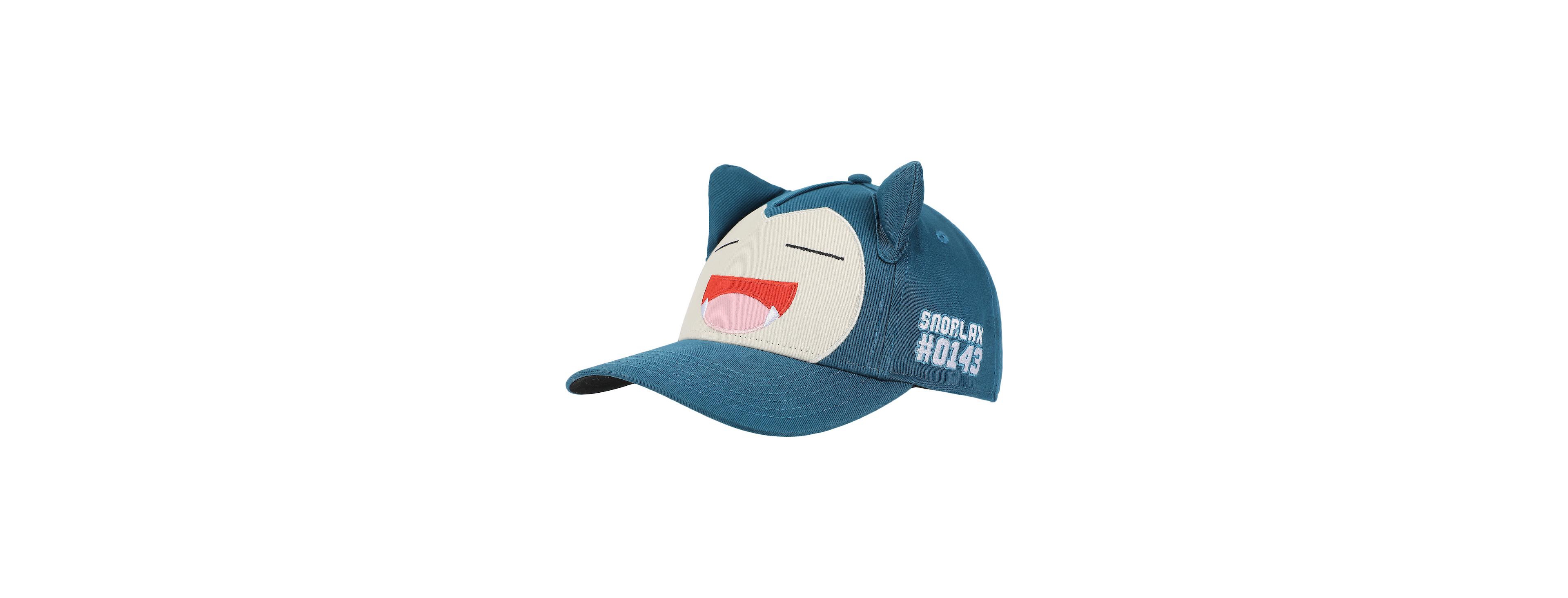 Pokemon Big Face Snorlax Adult Blue Traditional Adjustable Hat