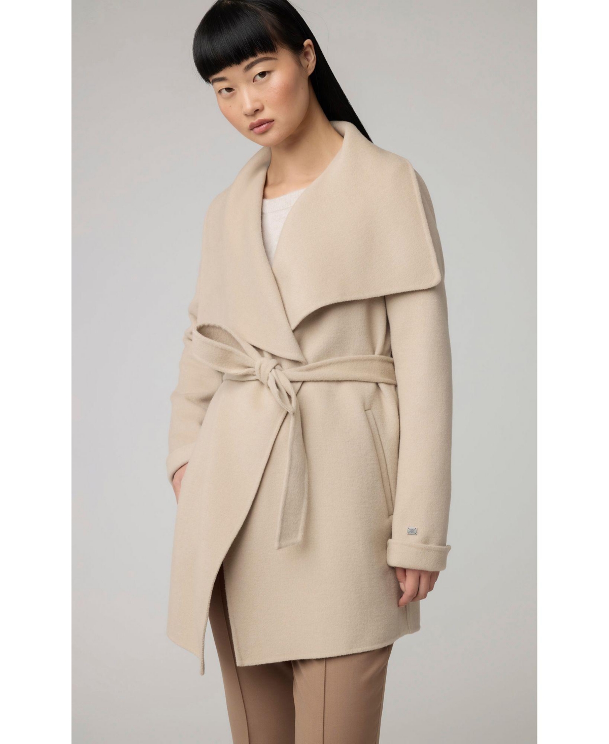 Women's Bridgette-n Straight-Fit Double-Face Wool Coat - Hush