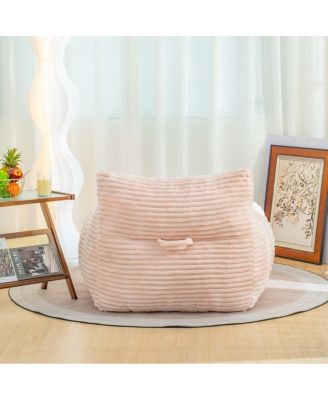 Oversized Bean Bag Chair for Adults with Armrests, Corduroy Sofa Seat for Living Room, Bedroom or Dorm