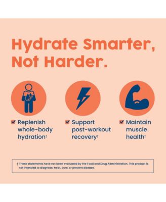 Native Hydrate Stick Packs, Sugar Free Electrolytes Powder with BCAAs, Peach Mango Hydration, Keto & Paleo Friendly, 30 Servings