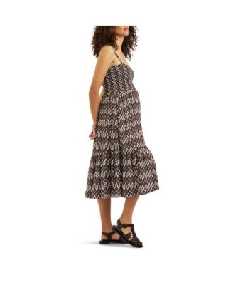 Maternity Ripe Grace Shirred Dress