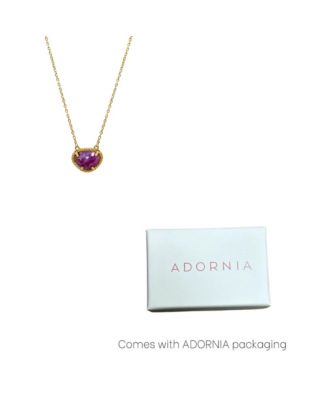 Birthstone Necklace 14k Gold Vermeil