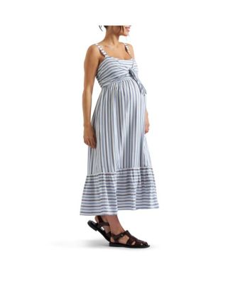 Maternity Ripe Lana Tie Front Dress