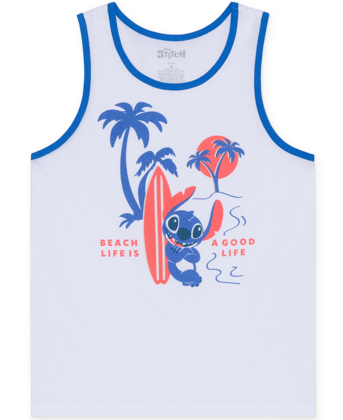 Men's Stitch Tank Top - White