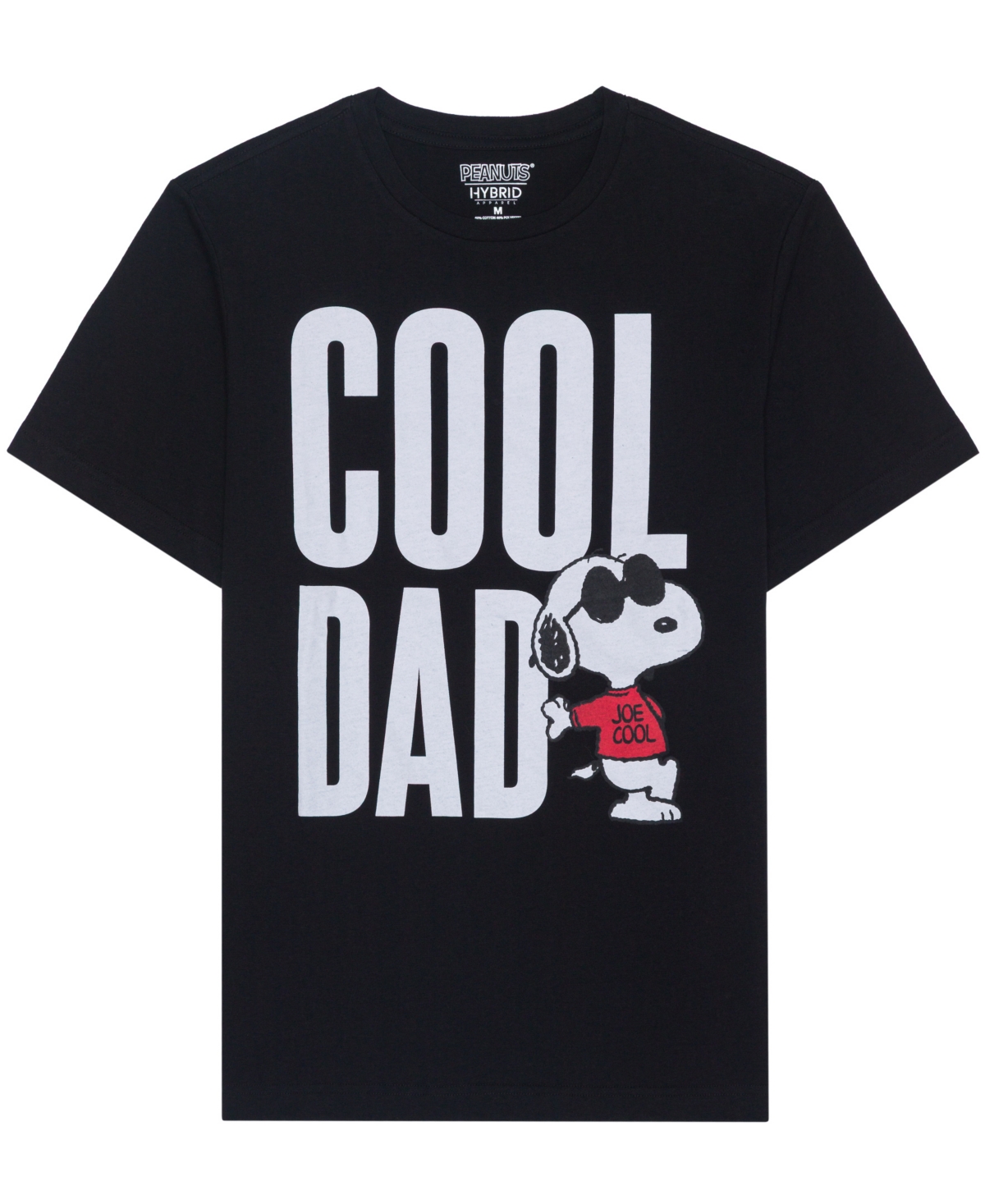 Men's Peanuts Cool Dad Short Sleeve T-Shirt - Black