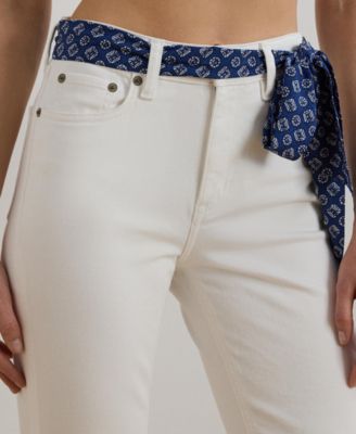 Women's High-Rise Straight Ankle Jeans