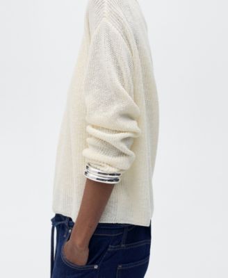 Women's V-Neck Knit Sweater