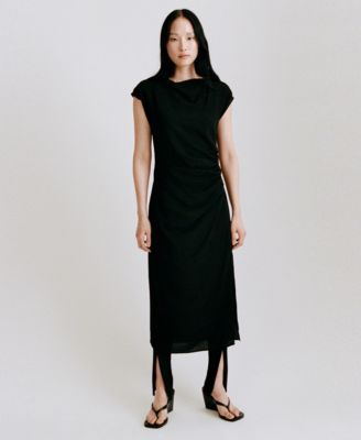 Women's Draped Straight Dress
