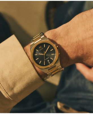 Men's Odyssey II Automatic Two-Tone Stainless-Steel Bracelet Watch, 40mm