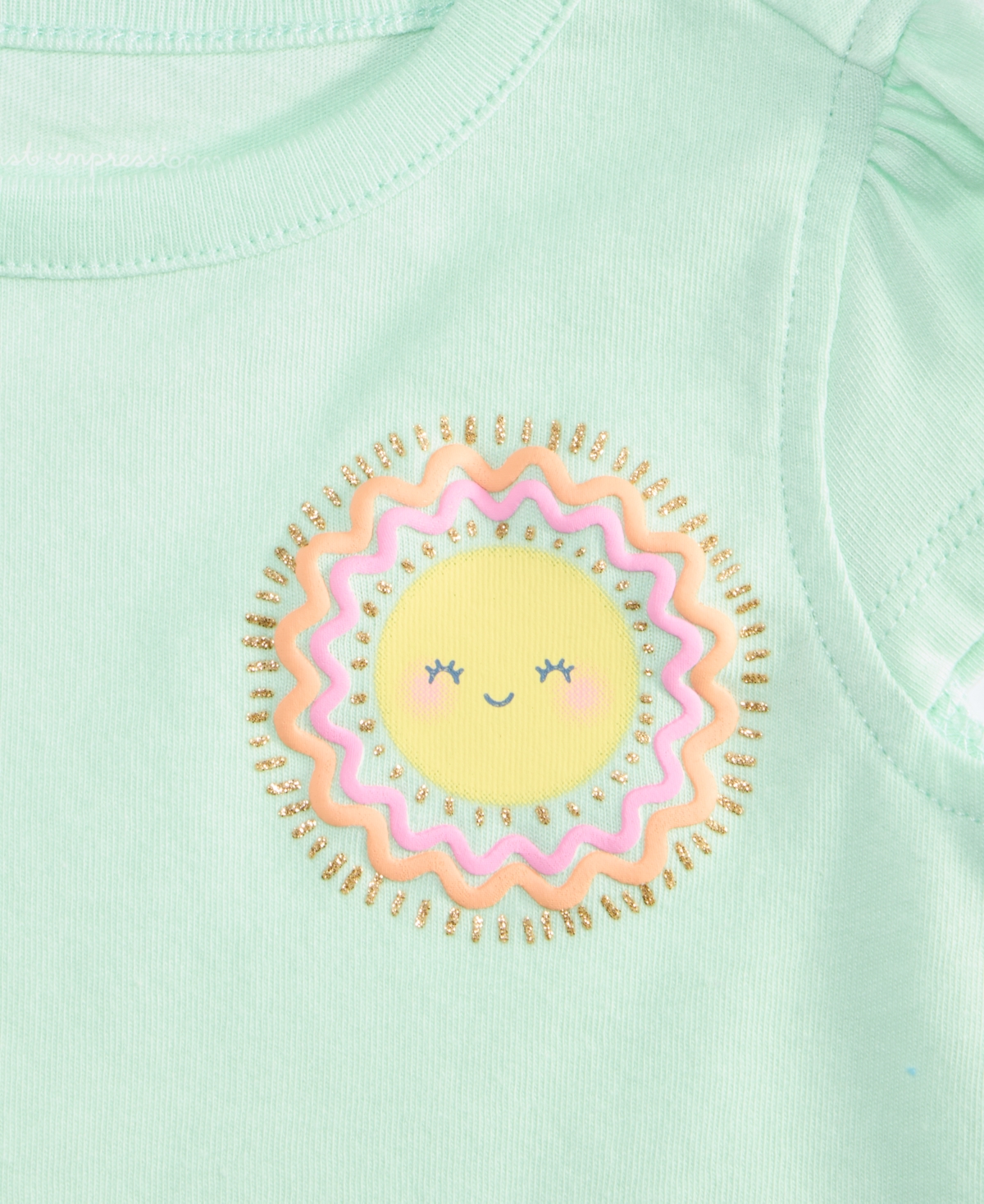 First Impressions Baby Girls Sun Smile Graphic T-Shirt, Exclusively at Macy's
