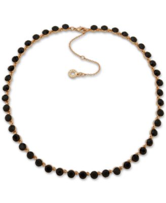 Anne Klein - Gold-Tone Floating Color Stone Collar Necklace, 16" + 3" extender