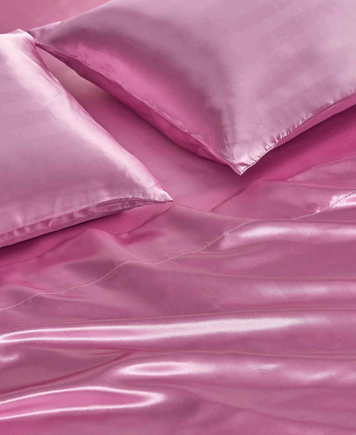 Juicy Couture Satin Damask 4-pc. Sheet Set, King In Pink