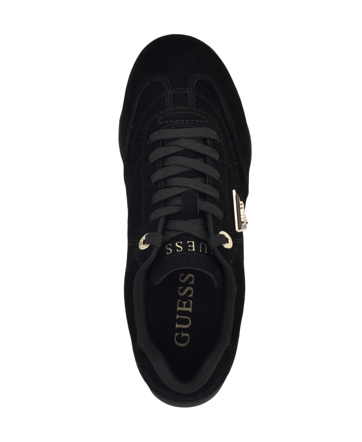 Guess Women's Gabiey Low Profile Suede Lace-up Sneakers