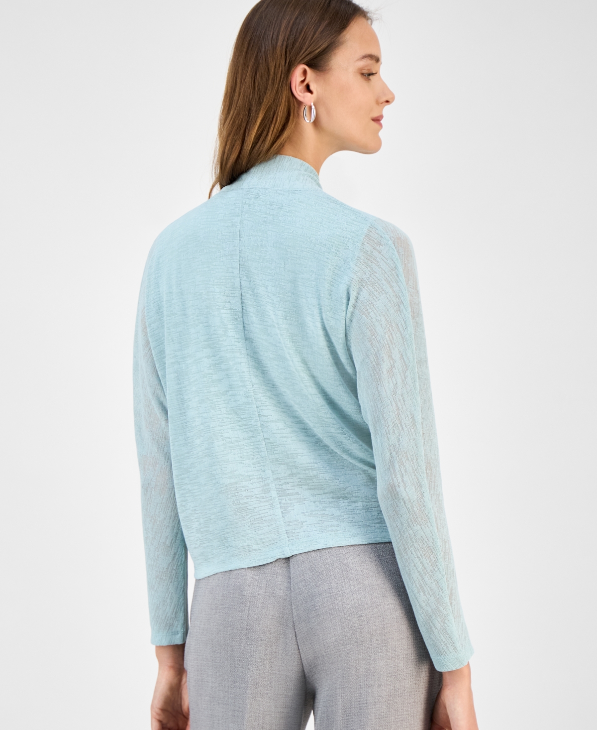 Kasper Women's Onion Skin Open-front Jacket