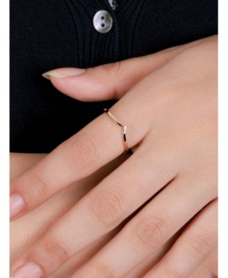 Wishbone Ring in 14K Gold, Size 8, approx. 1.5 grams